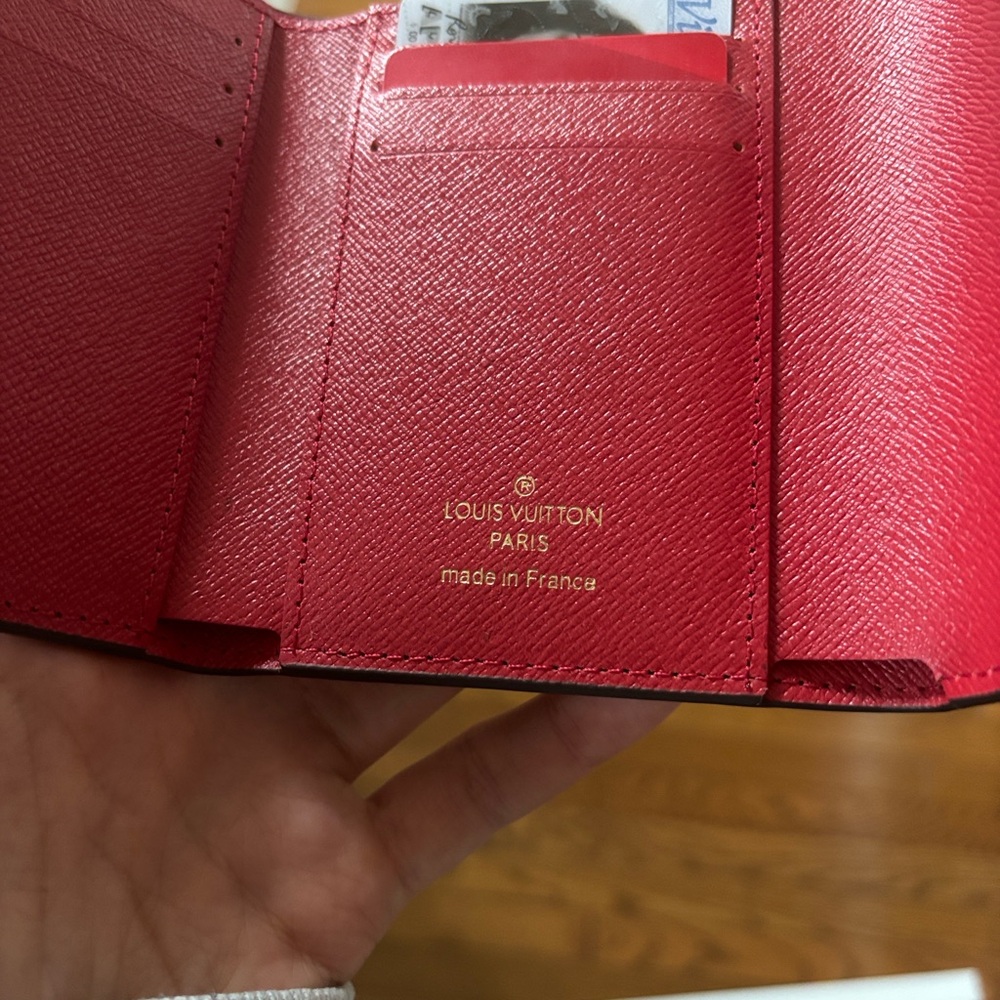 Louis Vuitton Portefeuille Wallet Victorine Damier red Ballerine - Picture 4 of 8